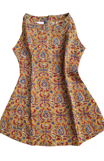 Kalamkari Cotton Halter Neck Top